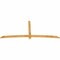 Ekena Millwork Bellingham Rough Sawn Timber Gable Bracket, Western Red Cedar, 108"W x 45"H x 2"D x 4"F, 10/12 Pitch GBW108X45X0204BEL00RWR - alternate 4